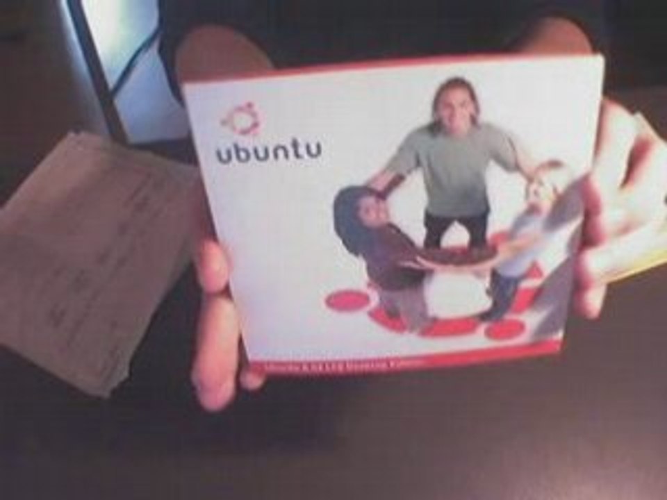 Linux Ubuntu 8.04 Hardy Heron  Déballage