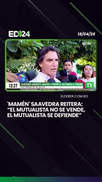 'Mamén' Saavedra reitera: “El Mutualista no se vende, el Mutualista se defiende”