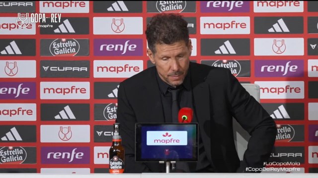 Rueda de prensa completa del Cholo Simeone tras la final de la Copa del Rey