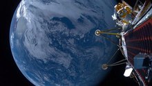 IM-2 'Athena' Moon Lander Captures Stunning Views Of Earth And Falcon 9 Upper Stage