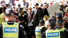 Protesters arrested at Brisbane pro-Palestine rally featuring banned phrase