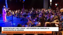 Asi vivieron las familias la presentación de Giranda