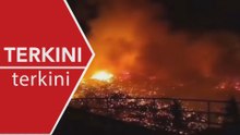 [TERKINI] Kebakaran besar musnahkan 200 rumah di Sandakan