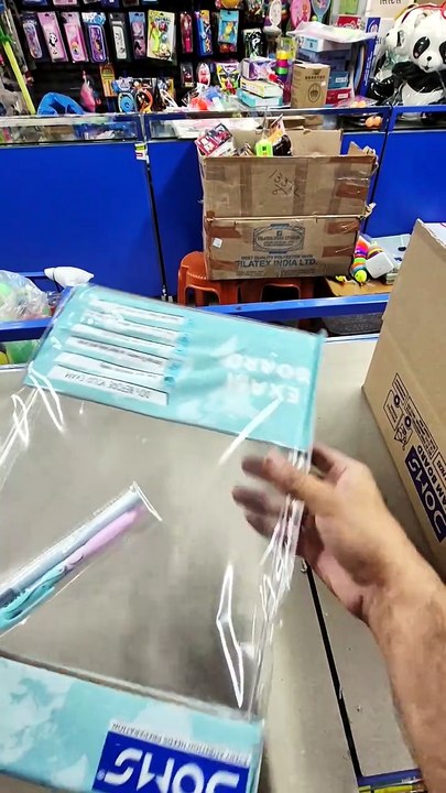 DOMS Transparent Exam Board Unboxing 📋✨ Free Pencil & Pen Included | Best Exam Board for Students