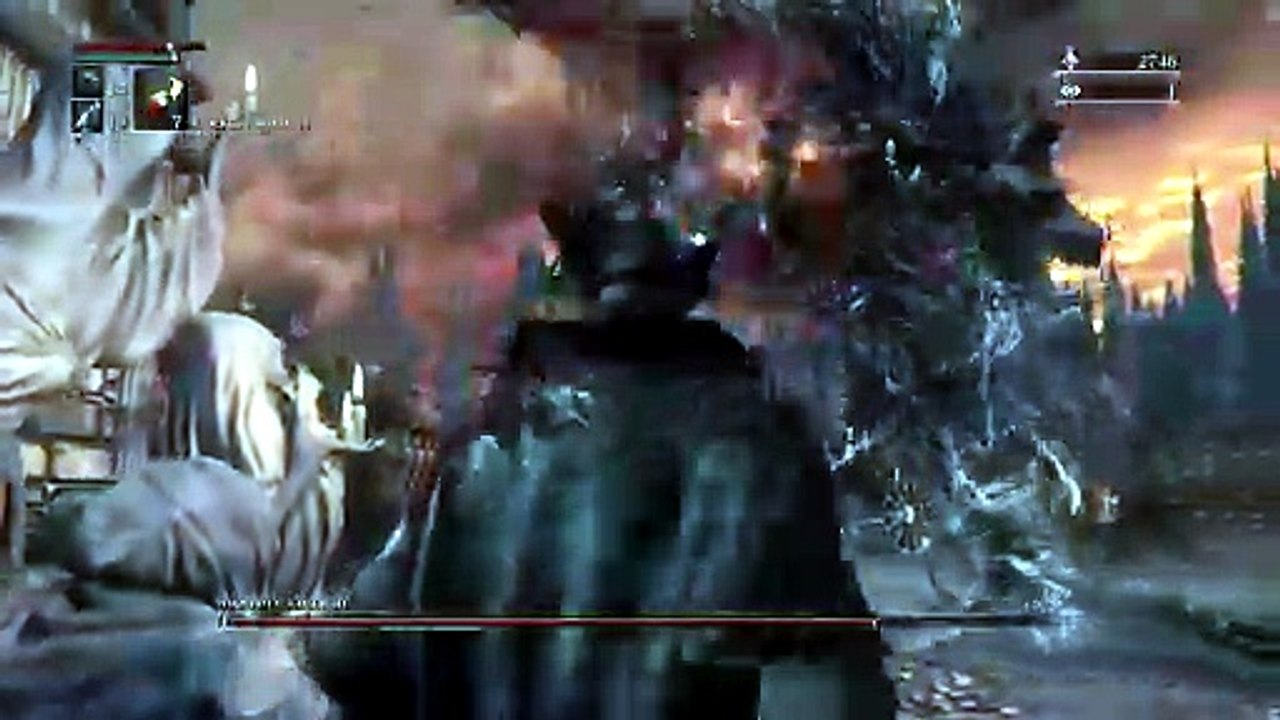 Bloodborne boss fight monstre clerical