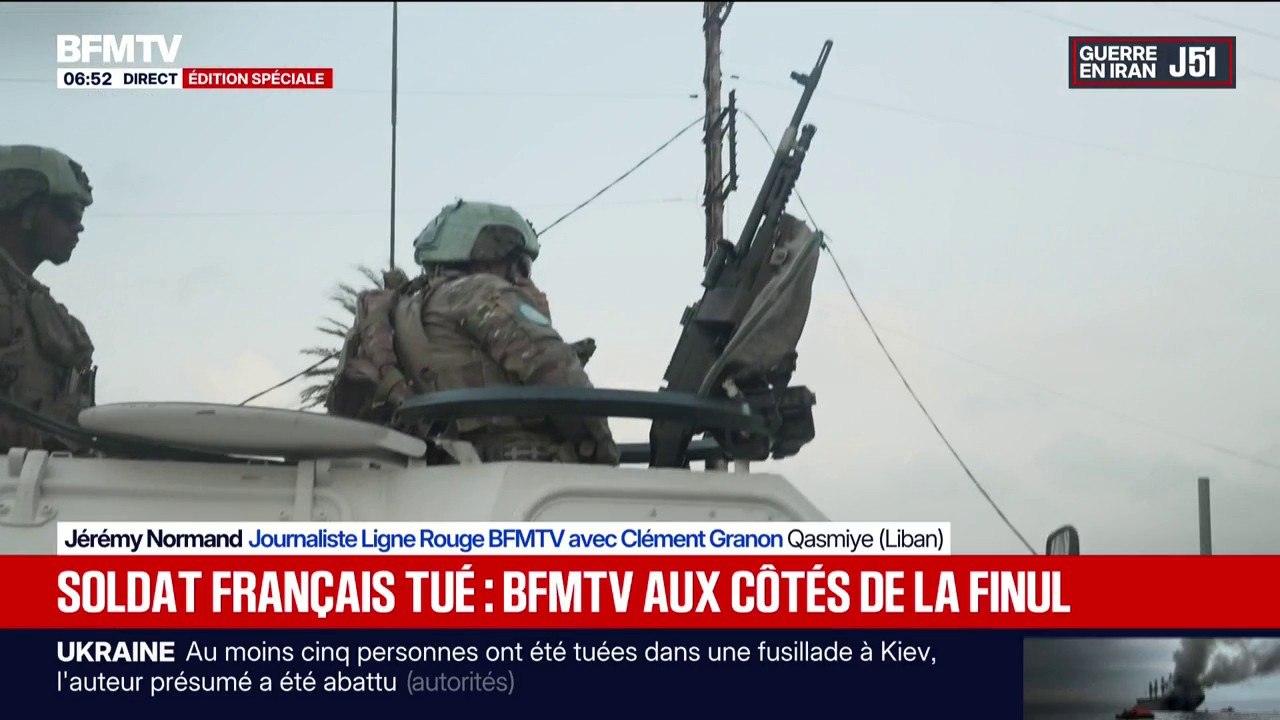 Soldat français tué: BFMTV aux côtés de la FINUL au Liban