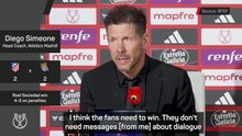 Simeone 'not thinking about Arsenal' after defeat in Copa del Rey final