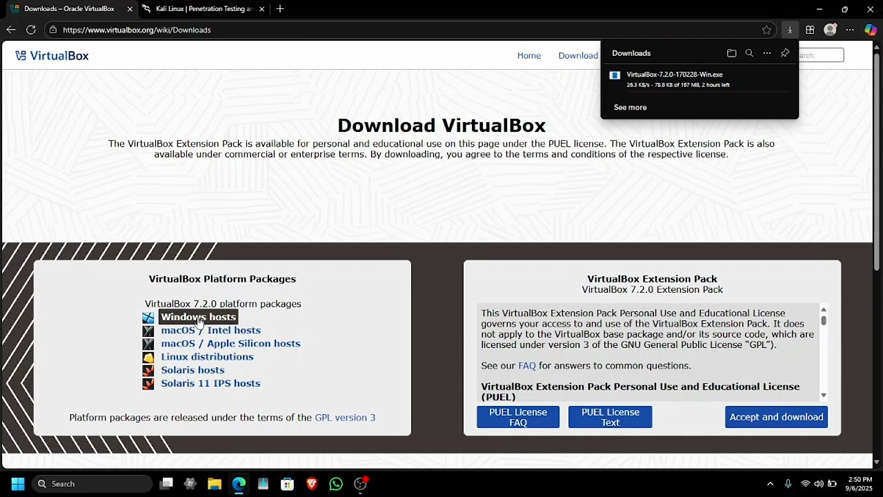 M AYAN SAJID - HOW TO SETUP A VIRTUAL BOX AND INSTALL KALI LINUX ON IT (2025)