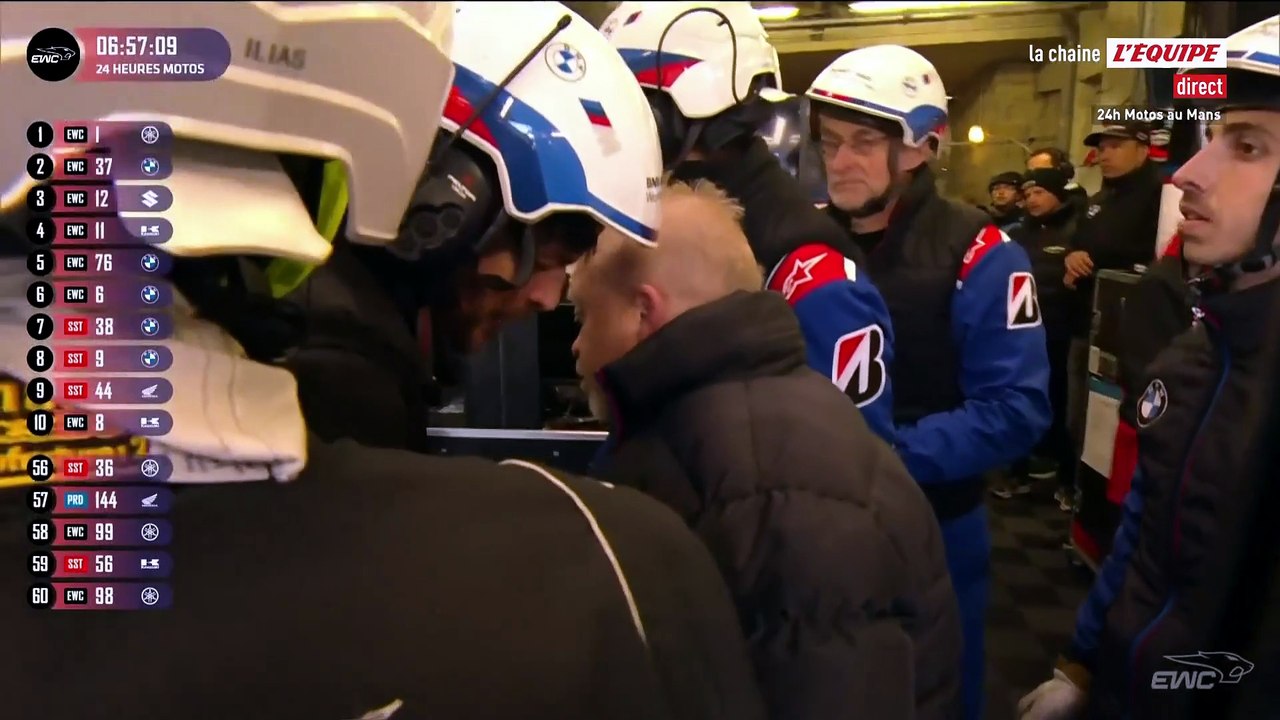 Soucis pour la BMW n°37, la Yamaha n°1 en tête des 24 Heures du Mans à six heures de l'arrivée - Moto - 24 Heures motos du Mans