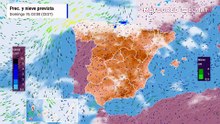 Tiempo primaveral con tormentas vespestinas