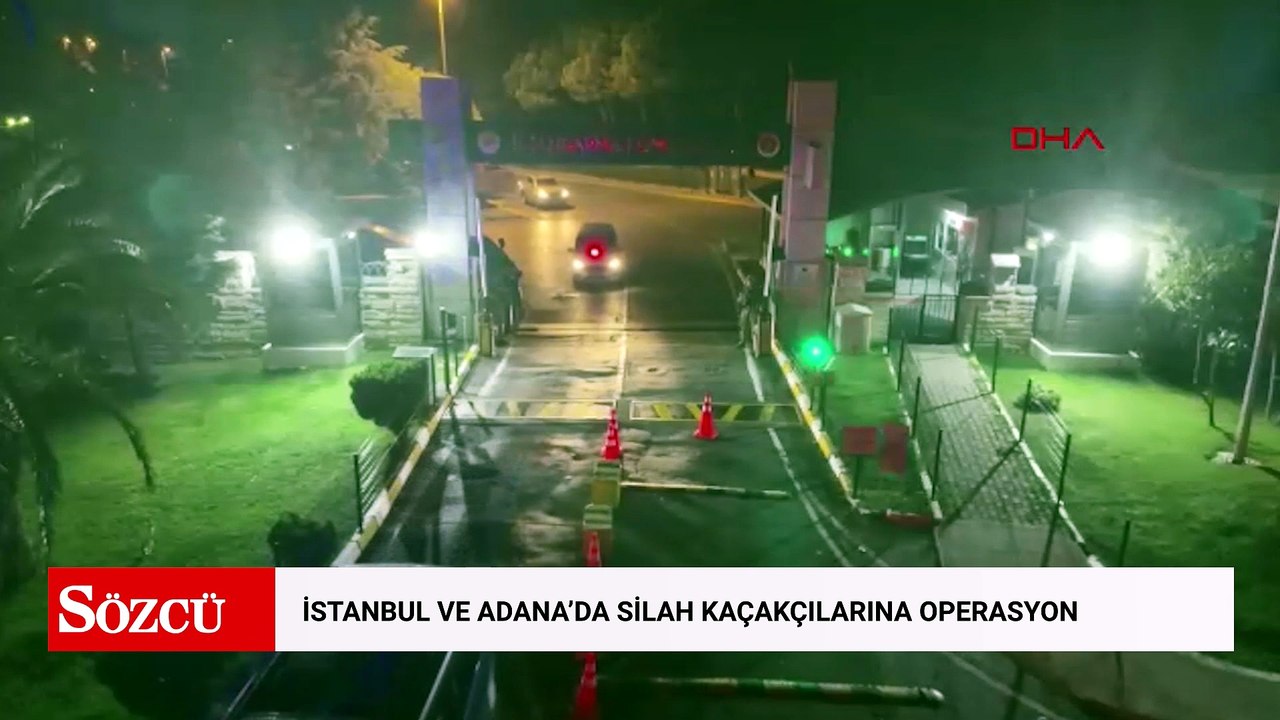İstanbul ve Adana'da silah kaçakçılarına operasyon