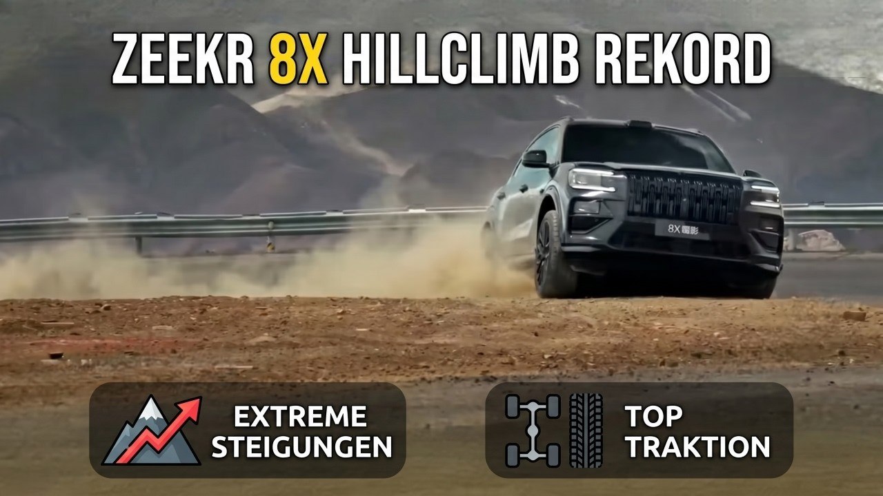 Zeekr 8X am Limit: Steigungen, Kurven, Tempo im Härtetest