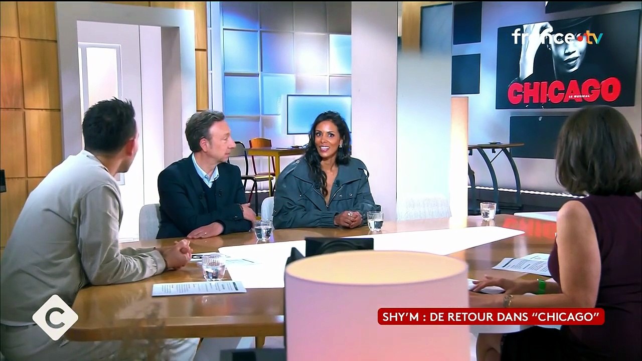 Capture d'écran de C à Vous sur France 5, avec Shy'm, samedi 18 avril.