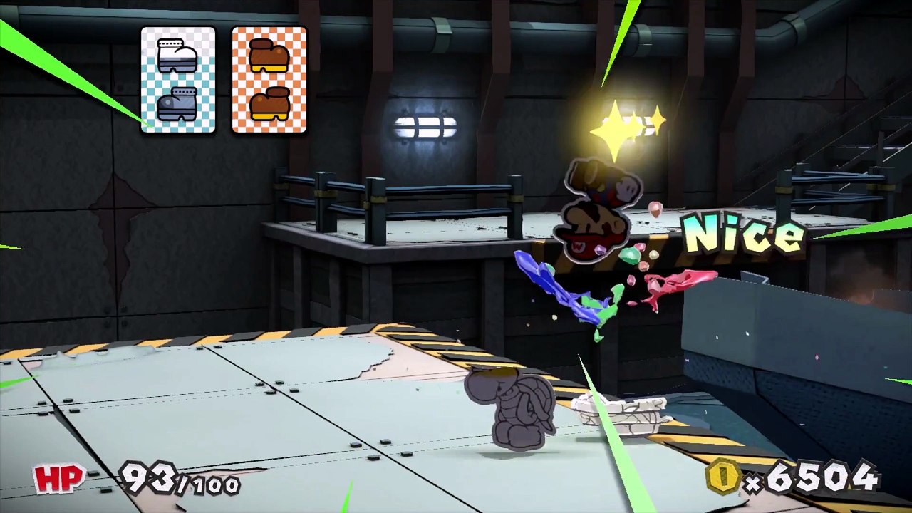 Paper Mario Color Splash - Boss Fight - Ludwig