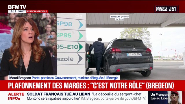 Carburants: À l'heure où l'on se parle, il n'y a pas de risque de pénurie , assure la porte-parole du gouvernement Maud Bregeon