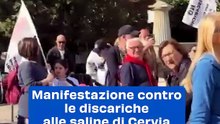 Manifestazione contro le discariche alle saline di Cervia: video