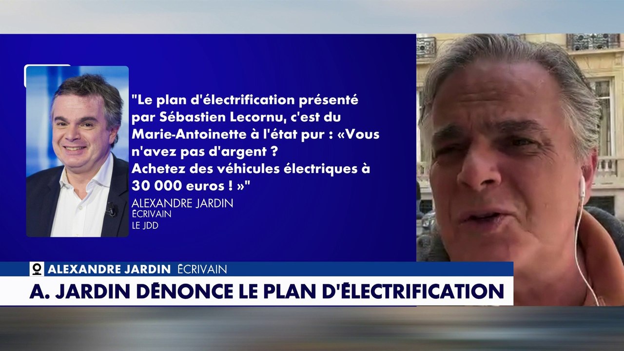 Alexandre Jardin : «Il faut couper les subventions aux éoliennes pour les répartir sur le carburant»