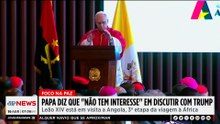 Papa Leão XIV diz que não quer debater com Trump