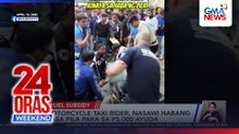 Motorcycle taxi rider dies in cash aid queue at Quezon Memorial Circle | 24 Oras Weekend