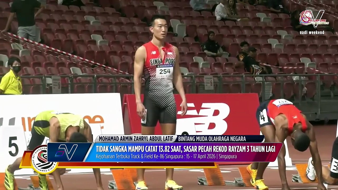 Armin Zahryl pasang impian pecah rekod peribadi Rayzam Shah