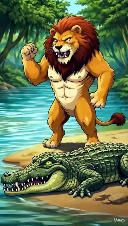 Lion vs Crocodile: Final Fight