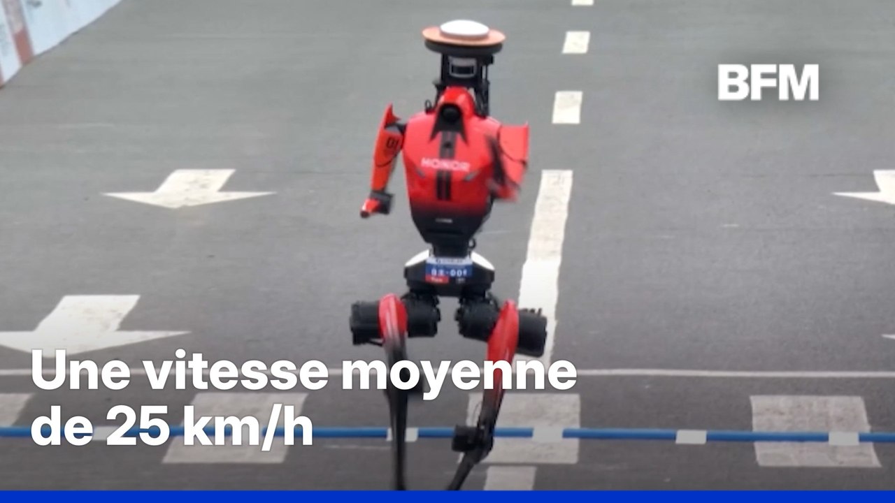 Des robots humanoïdes battent le record du monde humain du semi-marathon à Pékin