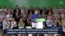 Juanma Moreno pide a los alcaldes que se movilicen para mantener la mayoría: "Salgamos a la calle a convencer"