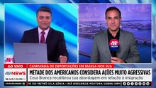 Maioria dos americanos vê política migratória de Trump como agressiva