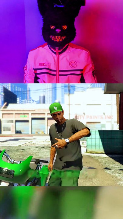 Why Lamar Takes the Recovery Bike #gamestyphoon #gta5 #gtav #shorts