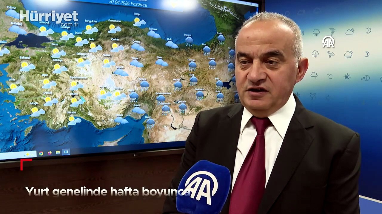 Yurt genelinde hafta boyunca aralıklı yağış görülecek