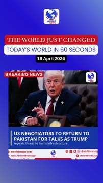 US negotiators to return to Pakistan for talks as Trump repeats threat to Iran's infrastructure