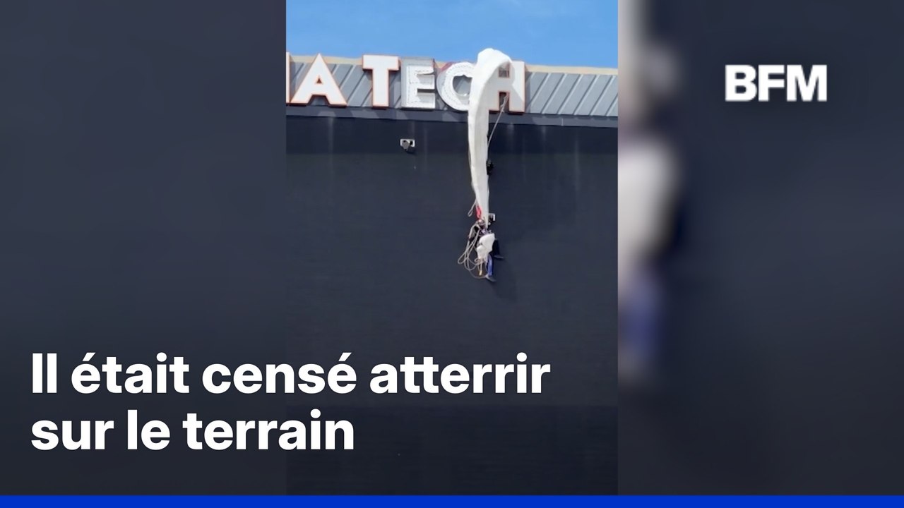 États-Unis: un parachutiste s’écrase sur un tableau d’affichage avant un match de football américain