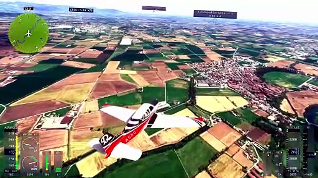 Microsoft Flight Simulator 2024. Från Linz