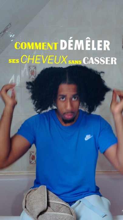 Les gars on a tous du mal à démêler nos cheveux… Petit tuto pour vous aider la miff ! #afro #tuto #conseil #cheveux
