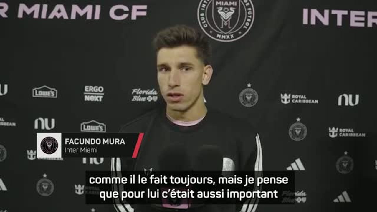 Inter Miami - Mura : "Messi décisif pour notre confiance"
