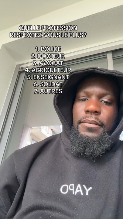 Quelle profession est ce tu respectes le plus ? | abonne toi (rejoins les Capuchés 🖤 lien en bio)