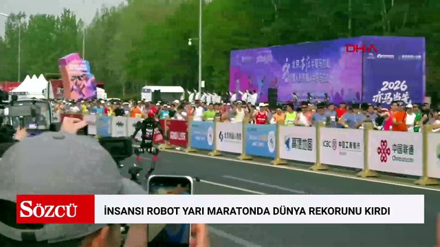 İnsansı robot yarı maratonda dünya rekorunu kırdı