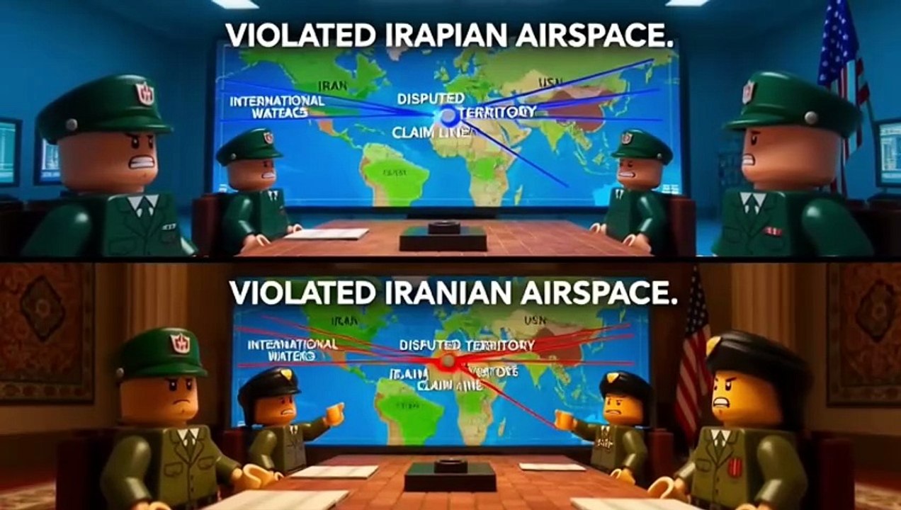 Trump's Iran Strategy Explained in Epic Lego Animation(1080p)