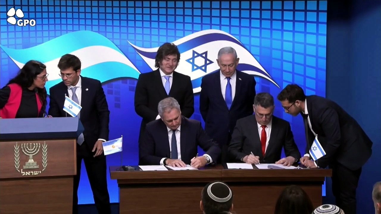 Israel y Argentina firman los Acuerdos de Isaac para reforzar su alianza estratégica