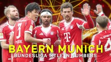 Bayern Munich's Bundesliga title in numbers