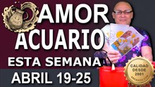 ACUARIO ♒ - AMOR para Parejas y Solteros - STUART de ARCANOS.COM - 19-25 Abril 2026 - S17