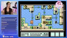 Yuki jugando super Mario bros 3 p2