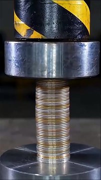 hydraulic press on different objects #hydraulicpress #shorts #satisfying #asmr
