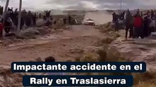1-Conmoción: murió un espectador tras ser atropellado por un auto que corría en el Rally