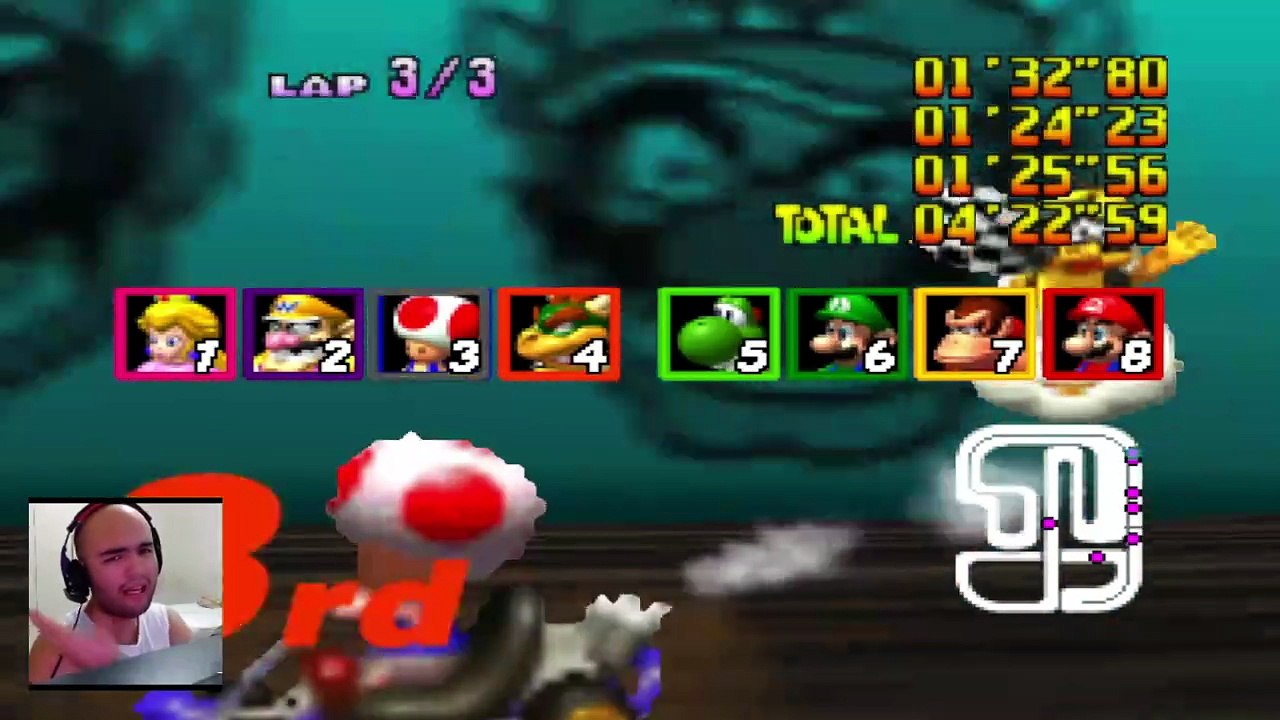 Mario Kart 64 Ep.[02] - Corrida Final + Teste da Minha Camera Provisada  PT-BR