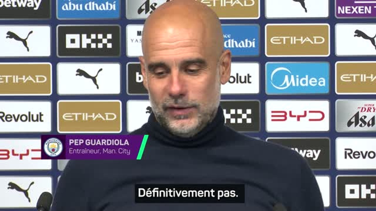 Man. City - Guardiola : "Je n’aimerais pas être Haaland et devoir affronter Saliba et Gabriel"
