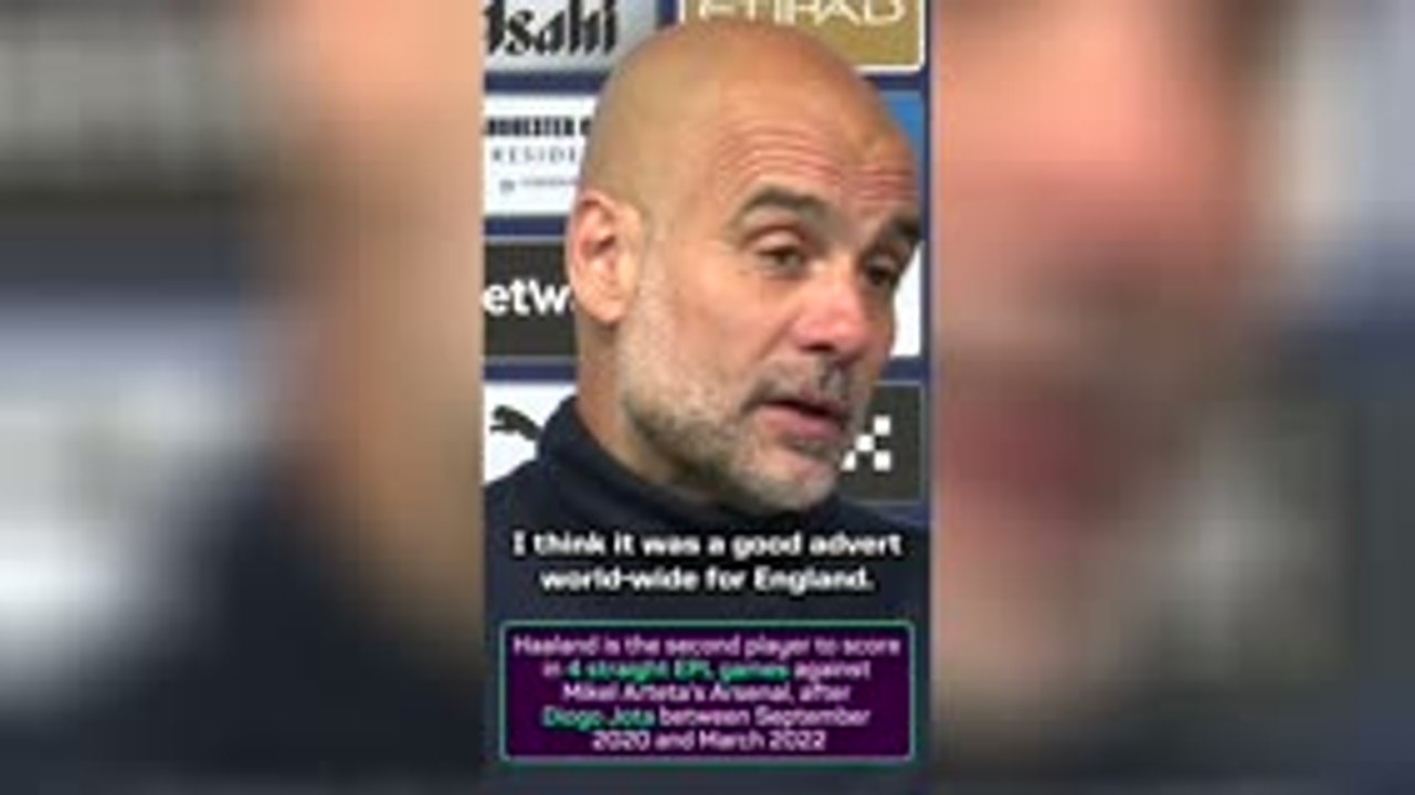 City v Arsenal a 'great advert' for English football, says Guardiola