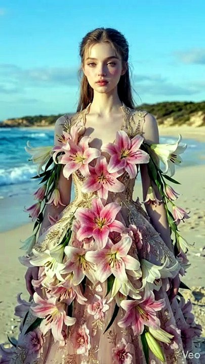 Beautifull model on beach