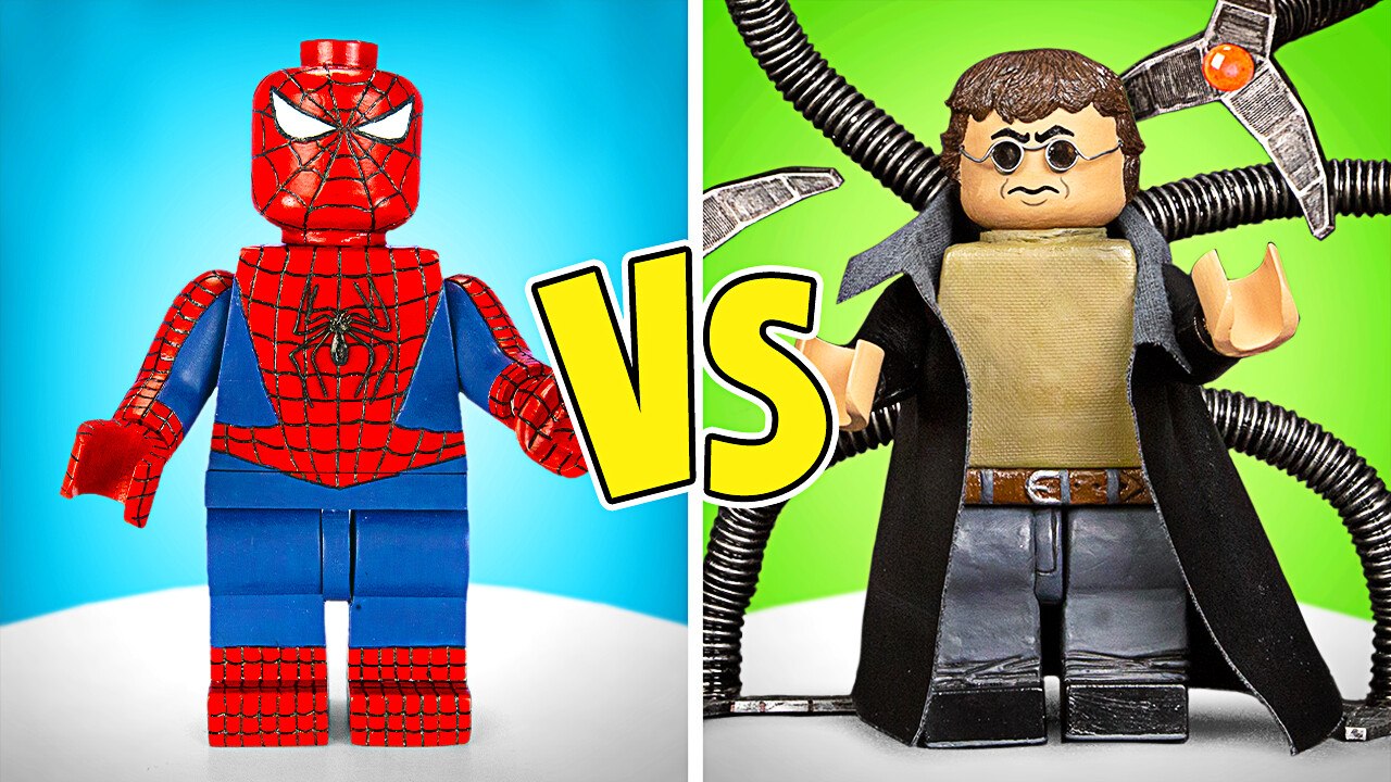 Turning Ordinary Figurines Into Popular Characters! Spider-Man, Doctor Octopus, Sandman, and more!