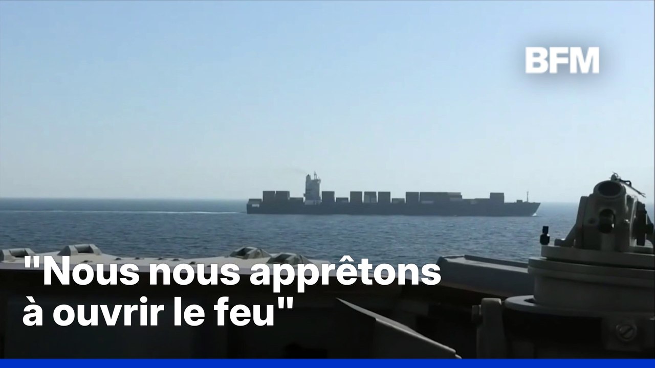 Golfe d'Oman: les images de l'interception du navire iranien par la marine américaine